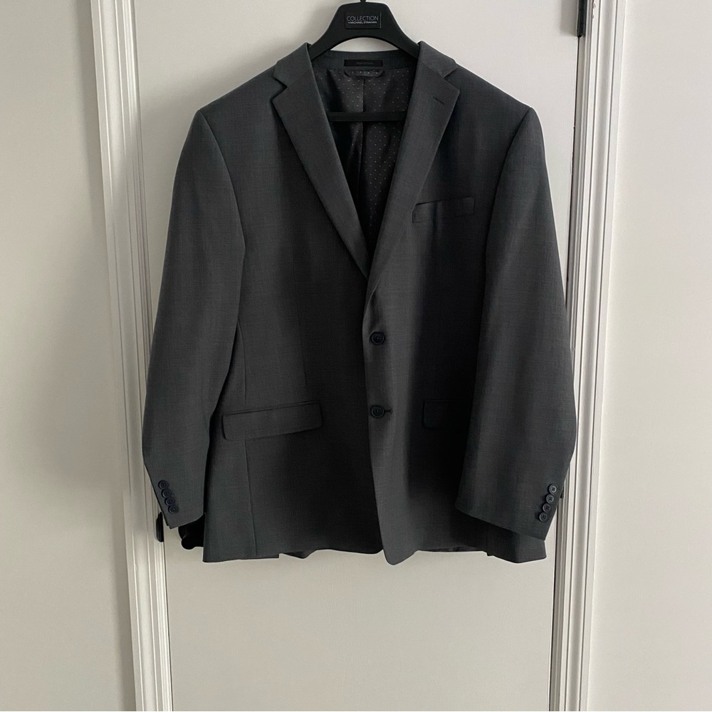 Collection by Michael Strahan Gray Suit Jacket